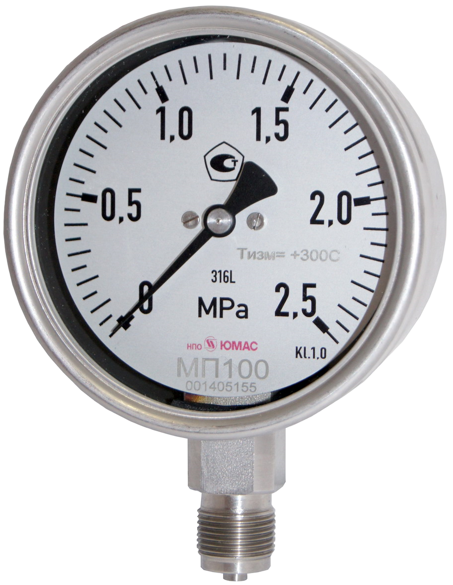 Манометр для высоких температур | Манометры Юмас | Оф.дилер | КИП ...