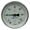 Термометр биметаллический осевой ТБП160 -50…+50/ -30…+50/ -20…+60; 0...60 / 100 / 120 / 160 / 200 / 250 / 300С, L штуцера 50/ 100/ 160 мм, резьба на штуцере, без гильзы