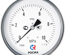 ТМВ 621Т, эксцентрический, −0,1…0,15 / 0,3 / 0,5 / 0,9 / 1,5 / 2,4 МПа, мановакуумметр