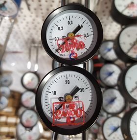 ТМ-110, осевой, 0...0,1 / 0,25 / 0,4 / 0,6 / 1,0 / 1,6 / 2,5 / 4,0 / 6,0 / 10 / 16 / 25 / 40 МПа