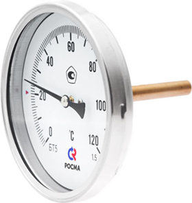 БТ-31.211 термометр осевой, −40...0...60 / 100 / 120 / 160 / 200 / 250 / 350С